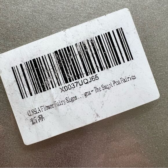 Sweet Pea Fairies Metal Sign 8”X12” - Picture 3 of 4